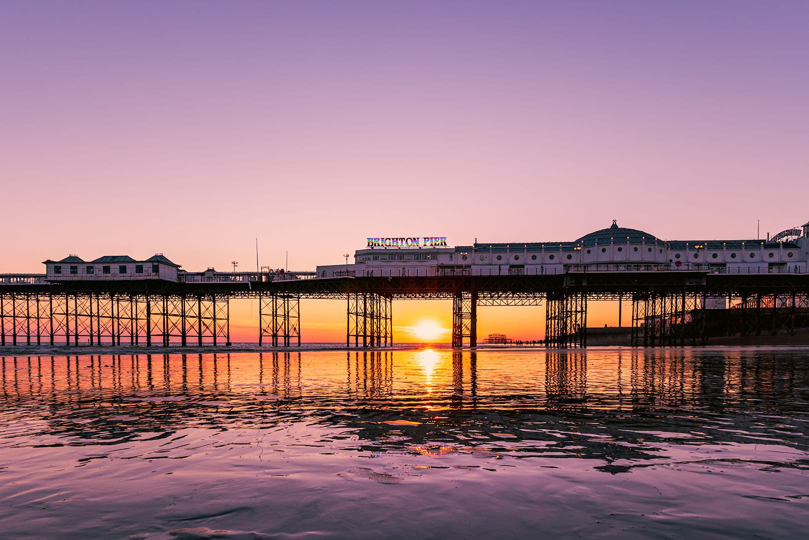 Low Tide Under Brighton Palace Pier